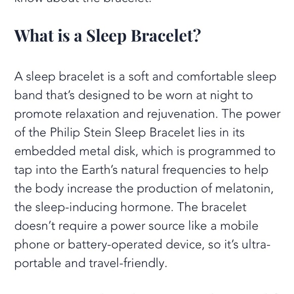 🖤PHILIP STEIN SLEEP BRACELET - Picture 12 of 16